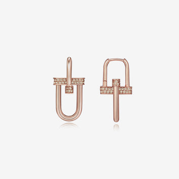 Dual D.D Gold Earring JDRER3S434S