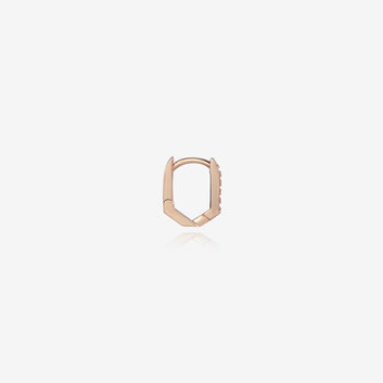 Dual D.D One-sided Gold Earring JDRER3S534S