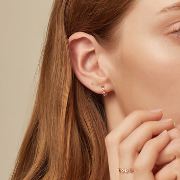 Miss. Doux Gold Earring JDRER4S18XX