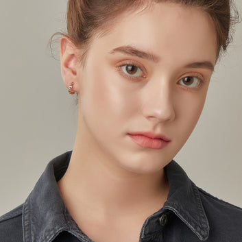 Dual D.D Gold Earring JDRERVF07XX