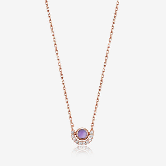 [February Birthstone] Debon D.D Silver Necklace JDRNPYF722V