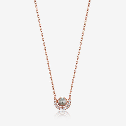 [April Birthstone] Debon D.D Silver Necklace JDRNPYF724Z