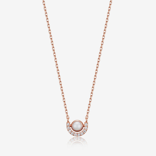 [June Birthstone] Debon D.D Silver Necklace JDRNPYF726W