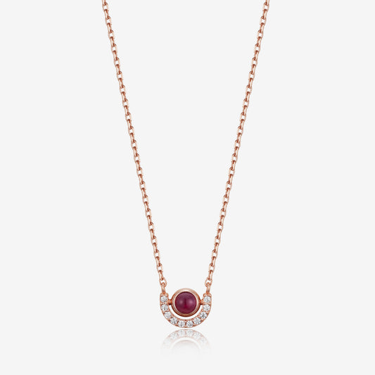 [July Birthstone] Debon D.D Silver Necklace JDRNPYF727R