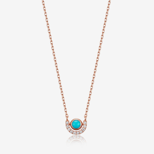 [December Birthstone] Debon D.D Silver Necklace JDRNPYF72BL