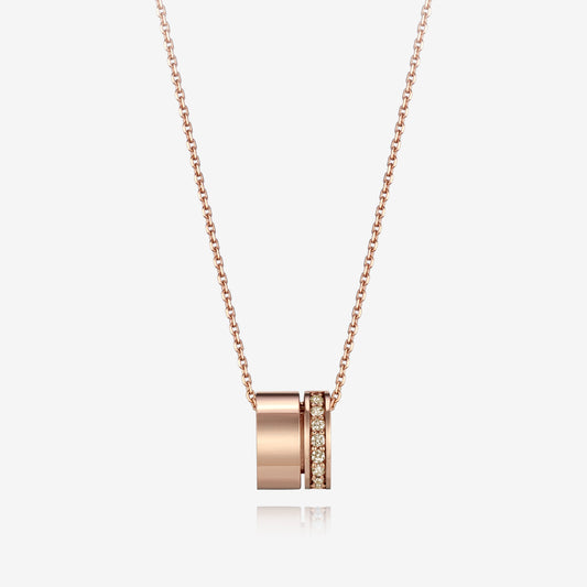 Dual D.D Gold Necklace JDRNR3S574S
