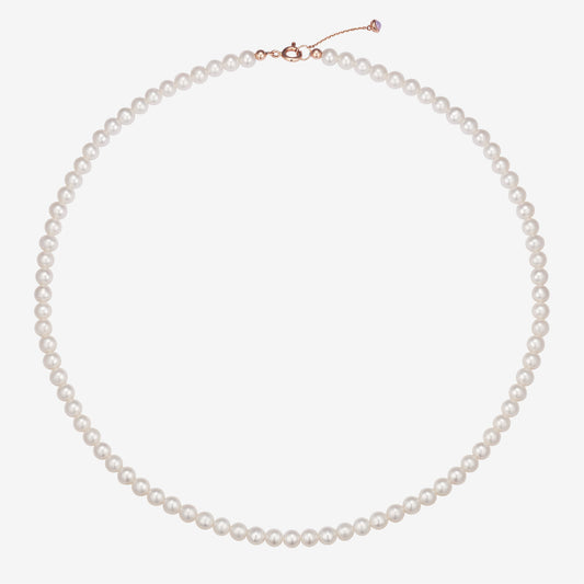 Signature. D Gold Pearl Necklace JDRNR3S716W (5mm)