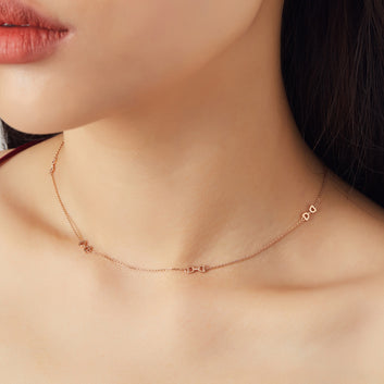 Miss. Doux Gold Necklace JDRNRXF484S