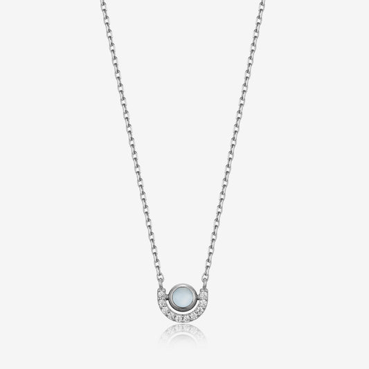 [March Birthstone] Debon D.D Silver Necklace JDRNTYF723L