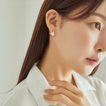 La D.D Silver Earring JDDEPXF036W